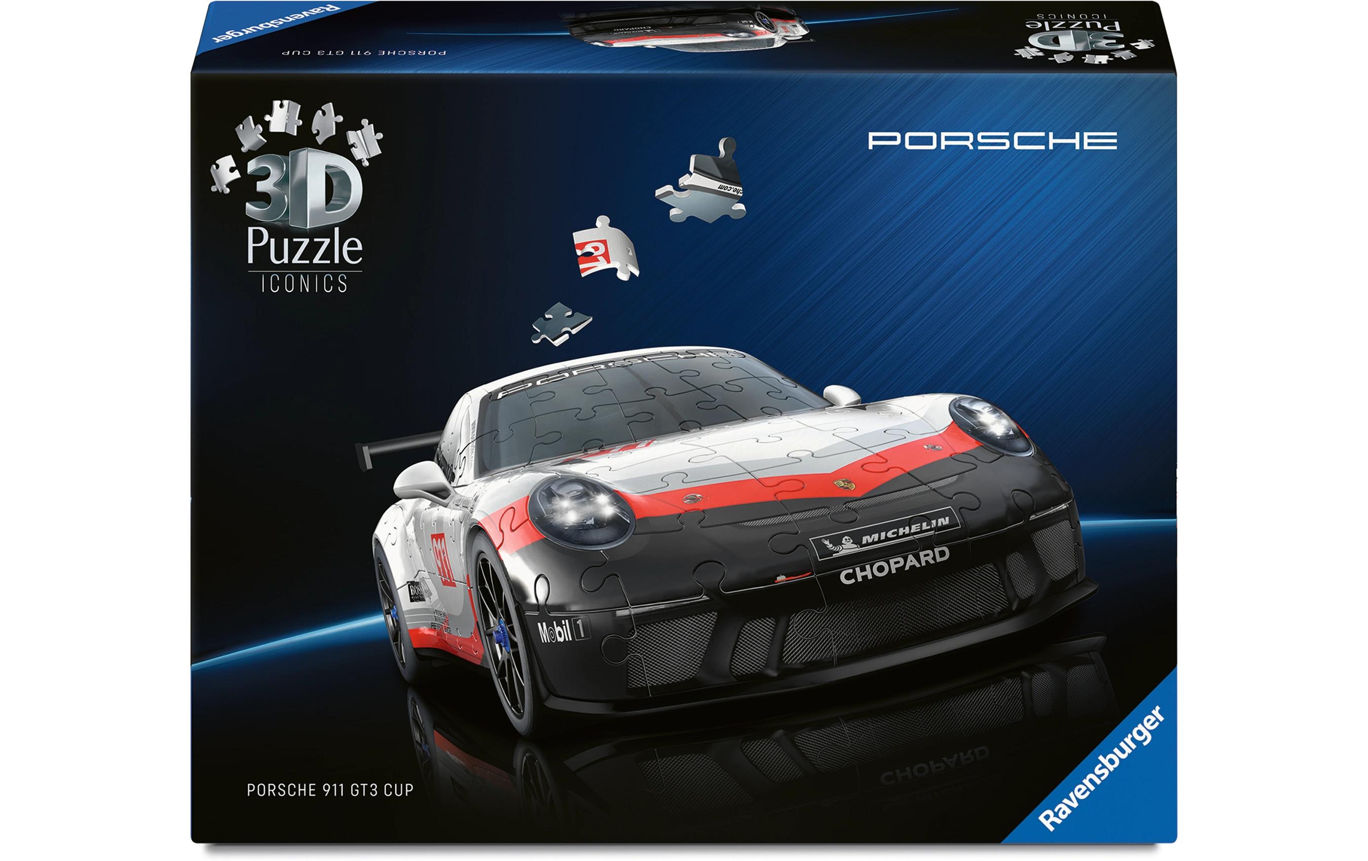 Ravensburger 3D Puzzle Iconics Porsche 911 GT3 Cup