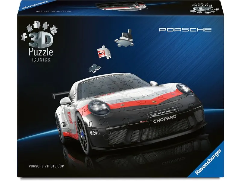 Ravensburger 3D Puzzle Iconics Porsche 911 GT3 Cup