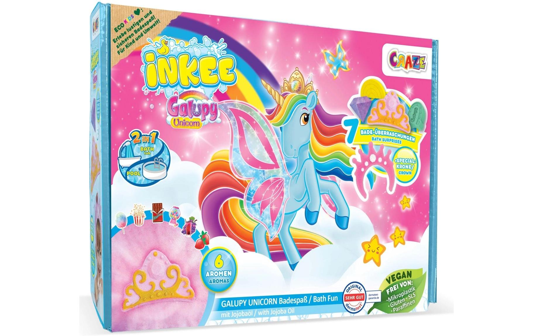 Craze Badespass Inkee Galupy Unicorn Box