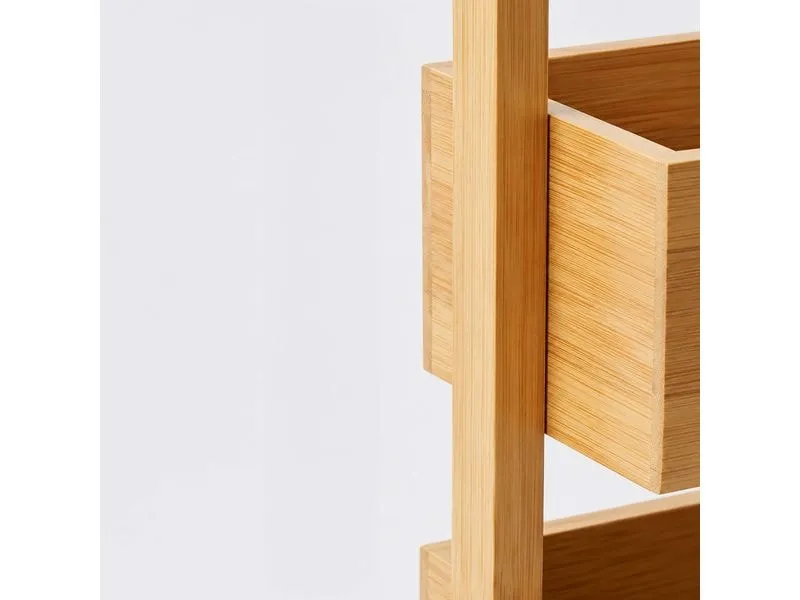 relaxdays Regal 28 x 88 cm, Braun