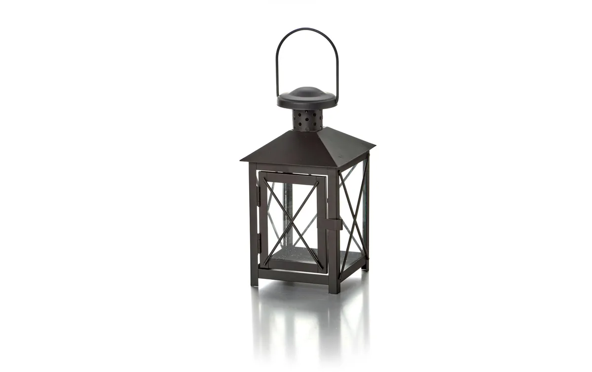 balthasar Laterne 24 cm, Schwarz