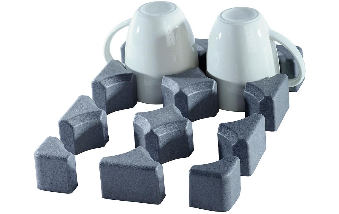 purvario Glas-/Tassen- und Flaschenhalter niedrig 6-teilig purvario Glas-/Tassen- und Flaschenhalter niedrig 6-teilig