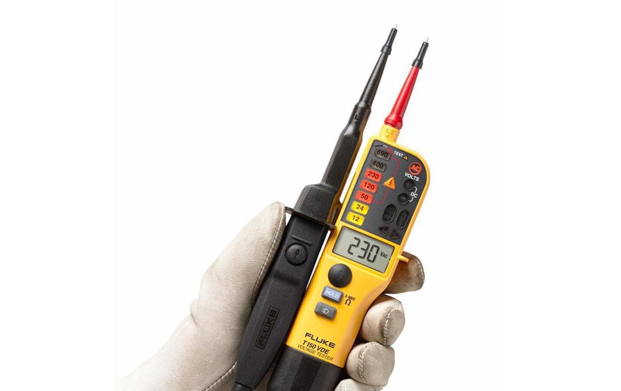 Fluke Spannungsprüfer T150 VDE max. 690V ac/dc Fluke Spannungsprüfer T150 VDE max. 690V ac/dc