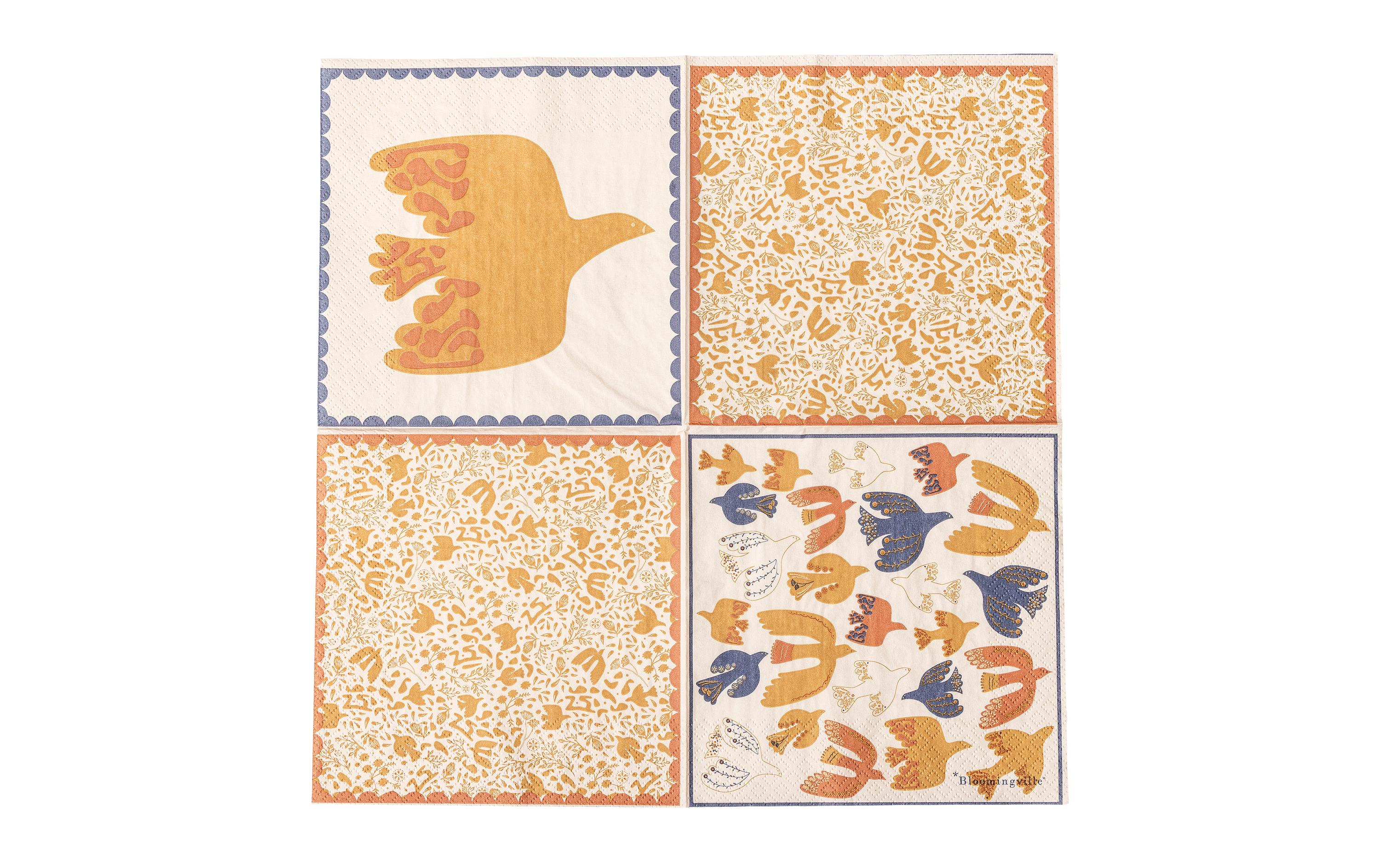 Bloomingville Papierservietten Anniversary 33 cm x 33 cm, 20 Stück