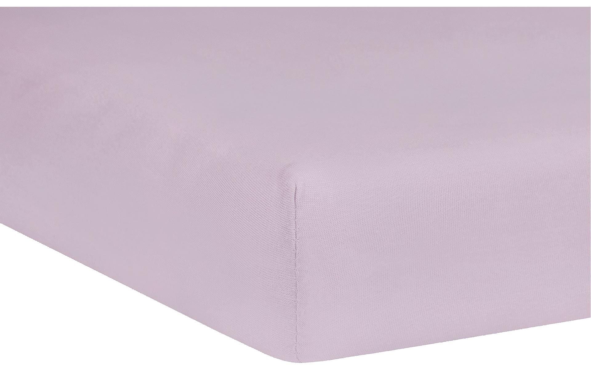 Julius Zöllner Fix-Leintuch Jersey Flieder 70 x 140 cm