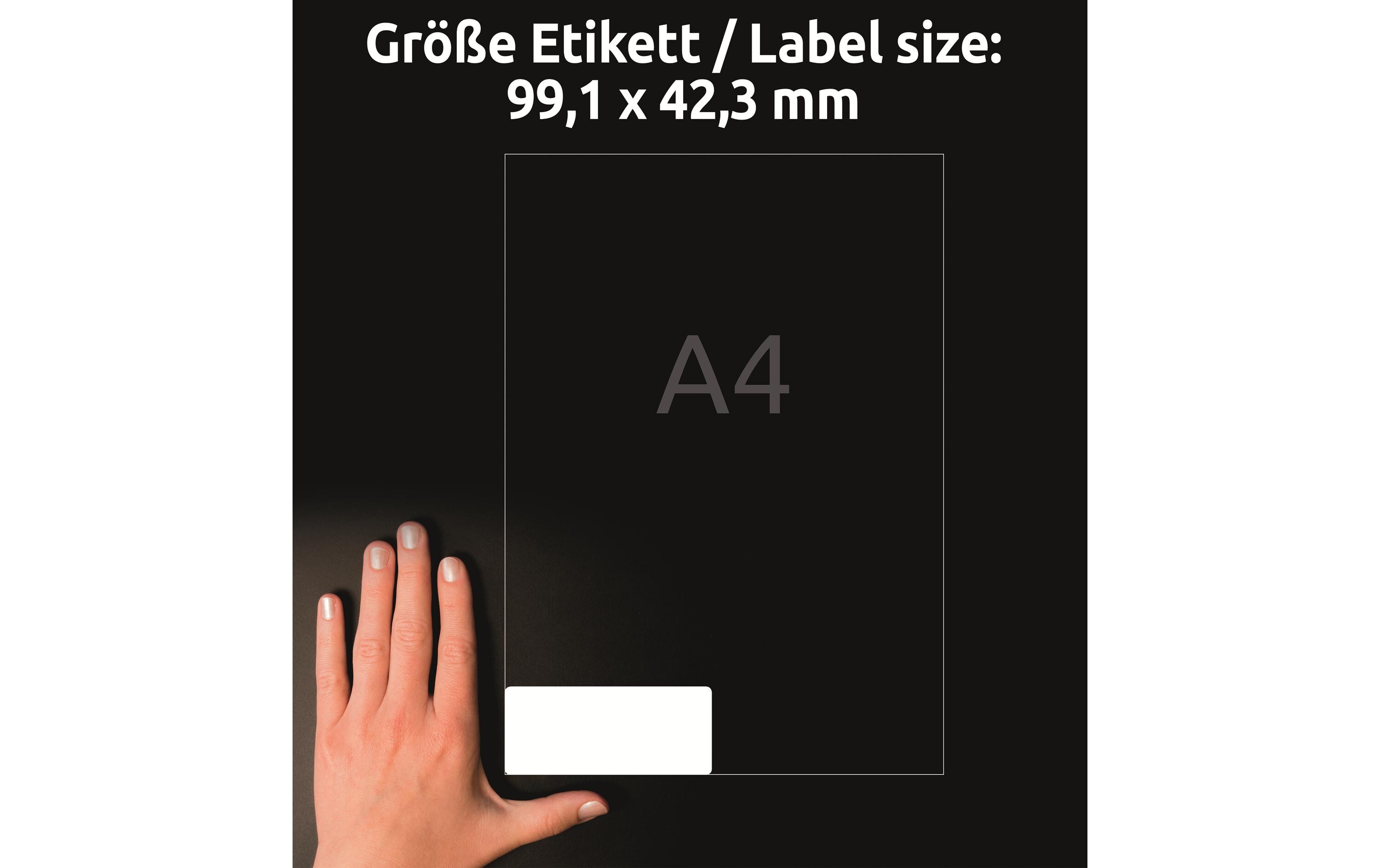 Avery Zweckform Universal-Etiketten Stick + Lift 99.1 mm, 30 Blatt