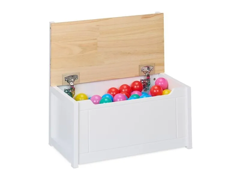 relaxdays Kindersitzbank Hellbraun; Weiss relaxdays Kindersitzbank Hellbraun; Weiss