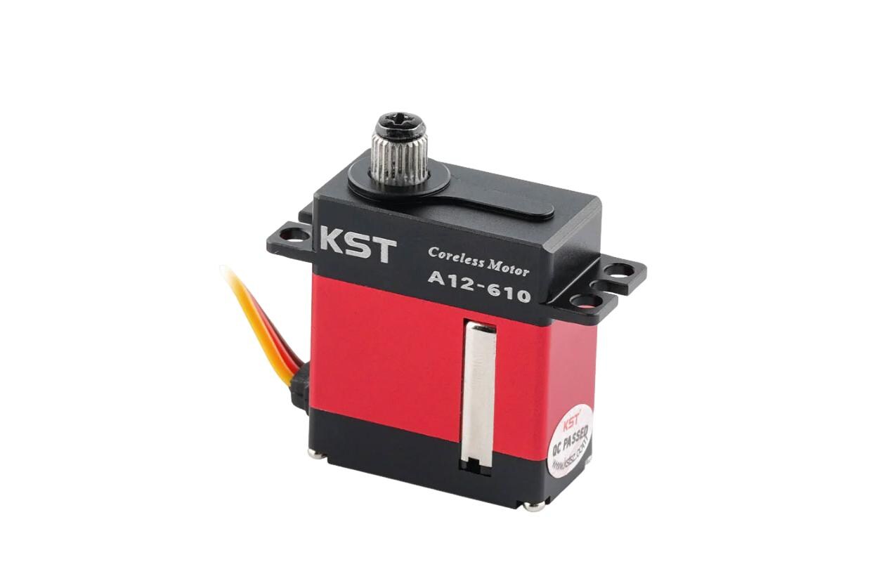 KST Mini Servo A12-610 V8.0 9 kg, 0.1 s, Digital HV KST Mini Servo A12-610 V8.0 9 kg, 0.1 s, Digital HV