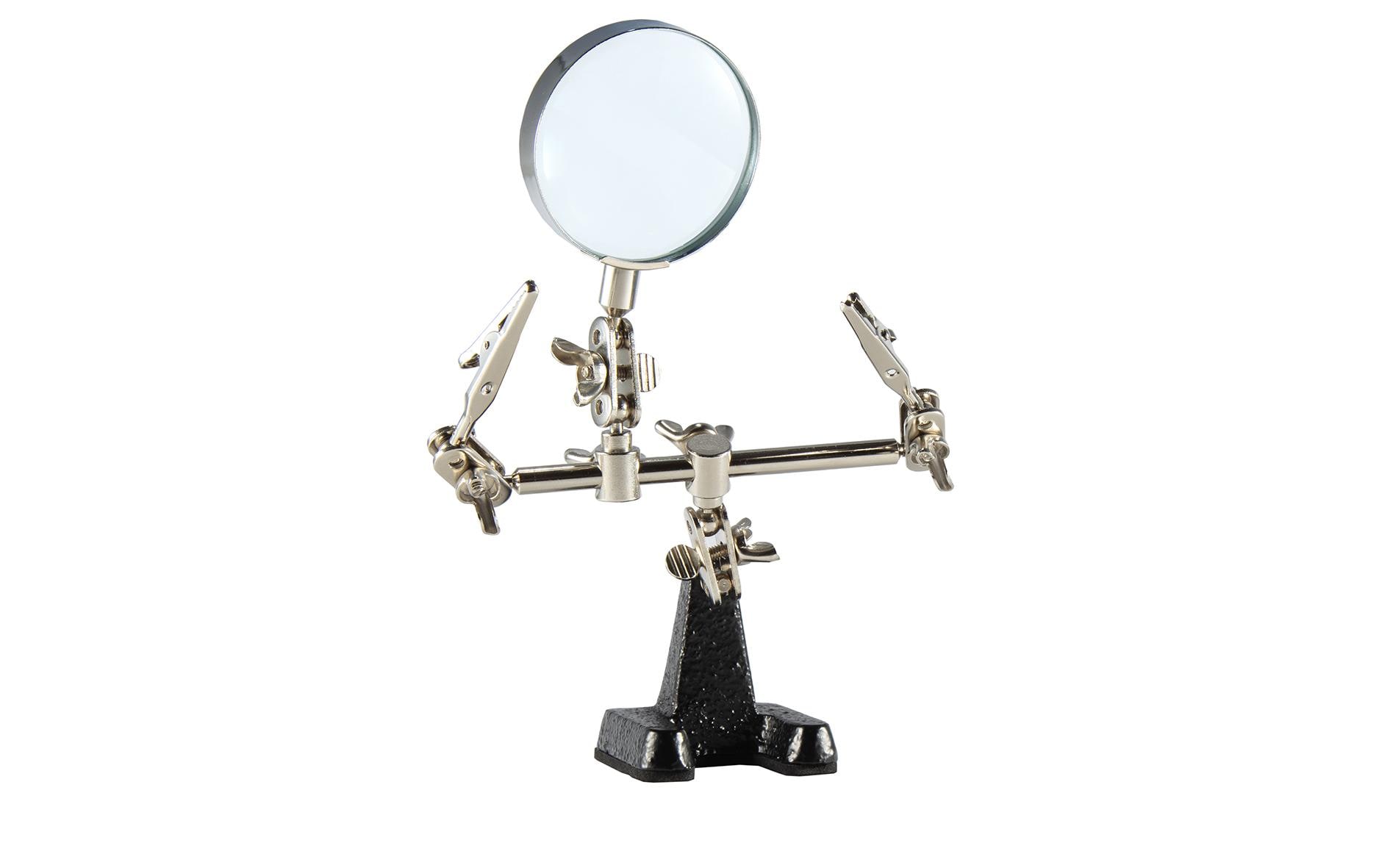 Weller Platinenhalter mit Lupe Vergrösserung x 4 Weller Platinenhalter mit Lupe Vergrösserung x 4