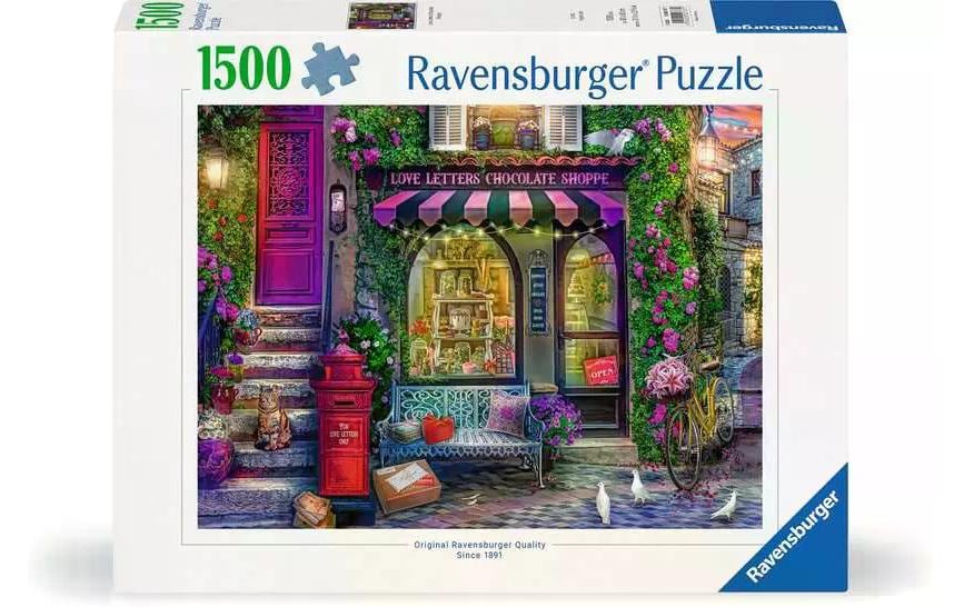Ravensburger Puzzle Liebesbriefe und Schokolade