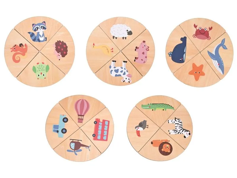 Spielba Holzspielwaren Sortierspiel Fühlen und Zuordnen