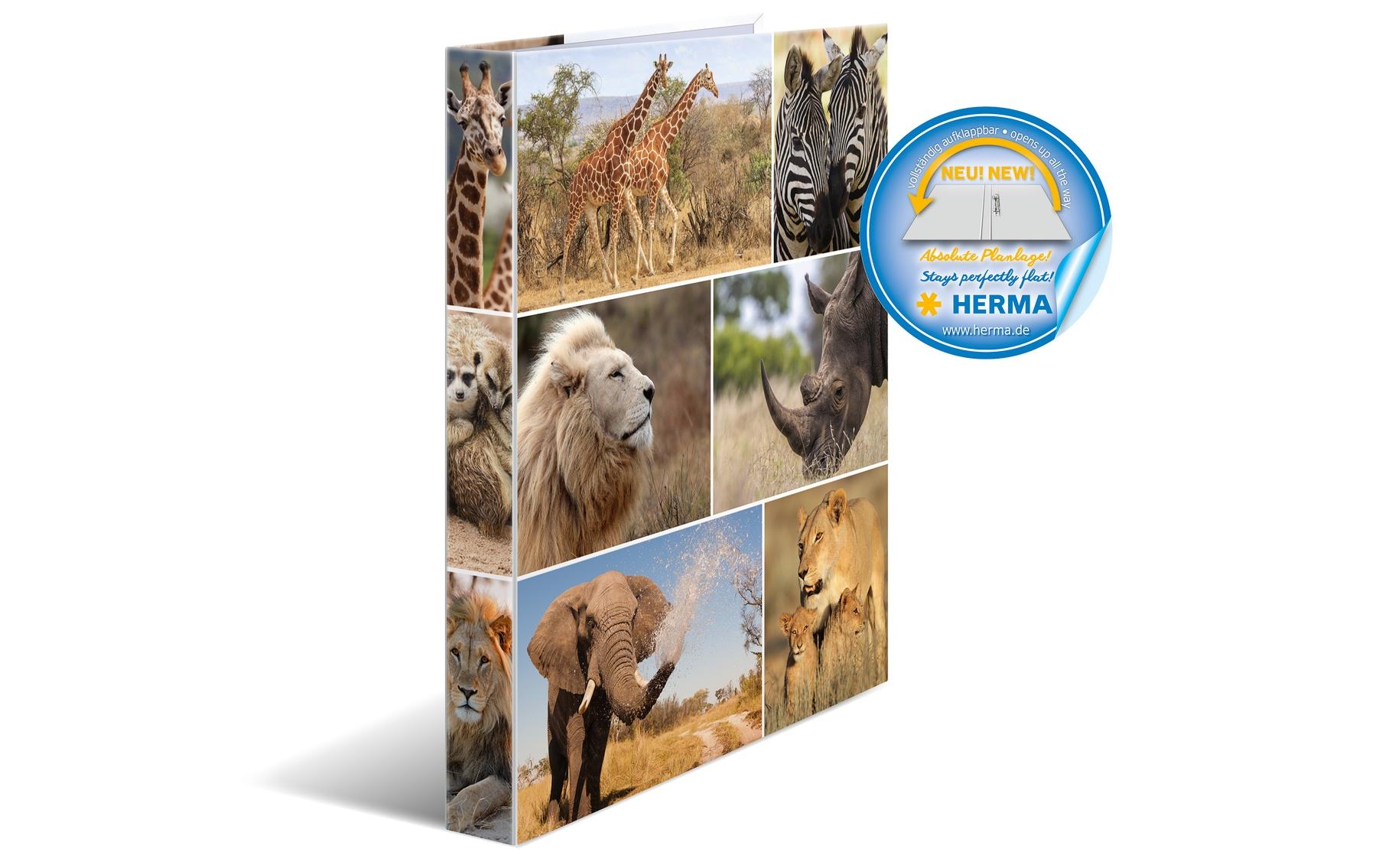 HERMA Ringbuch Afrika 2-Ring 3.5 cm, Mehrfarbig