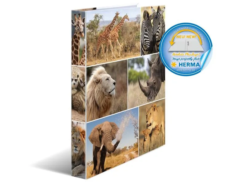 HERMA Ringbuch Afrika 2-Ring 3.5 cm, Mehrfarbig HERMA Ringbuch Afrika 2-Ring 3.5 cm, Mehrfarbig