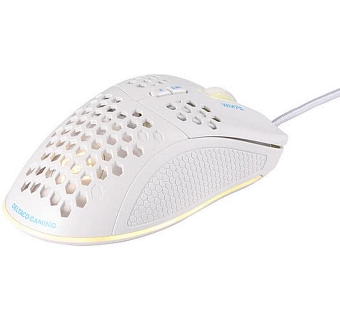 DELTACO Gaming-Maus GAM-108-W Weiss DELTACO Gaming-Maus GAM-108-W Weiss