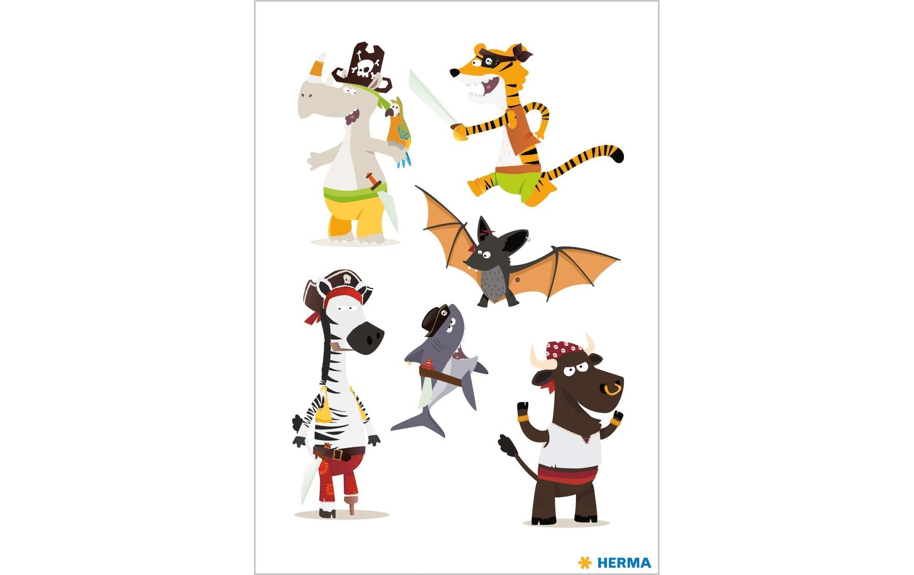 Herma Stickers Tattoos Classic Piratentiere, 1 Stück