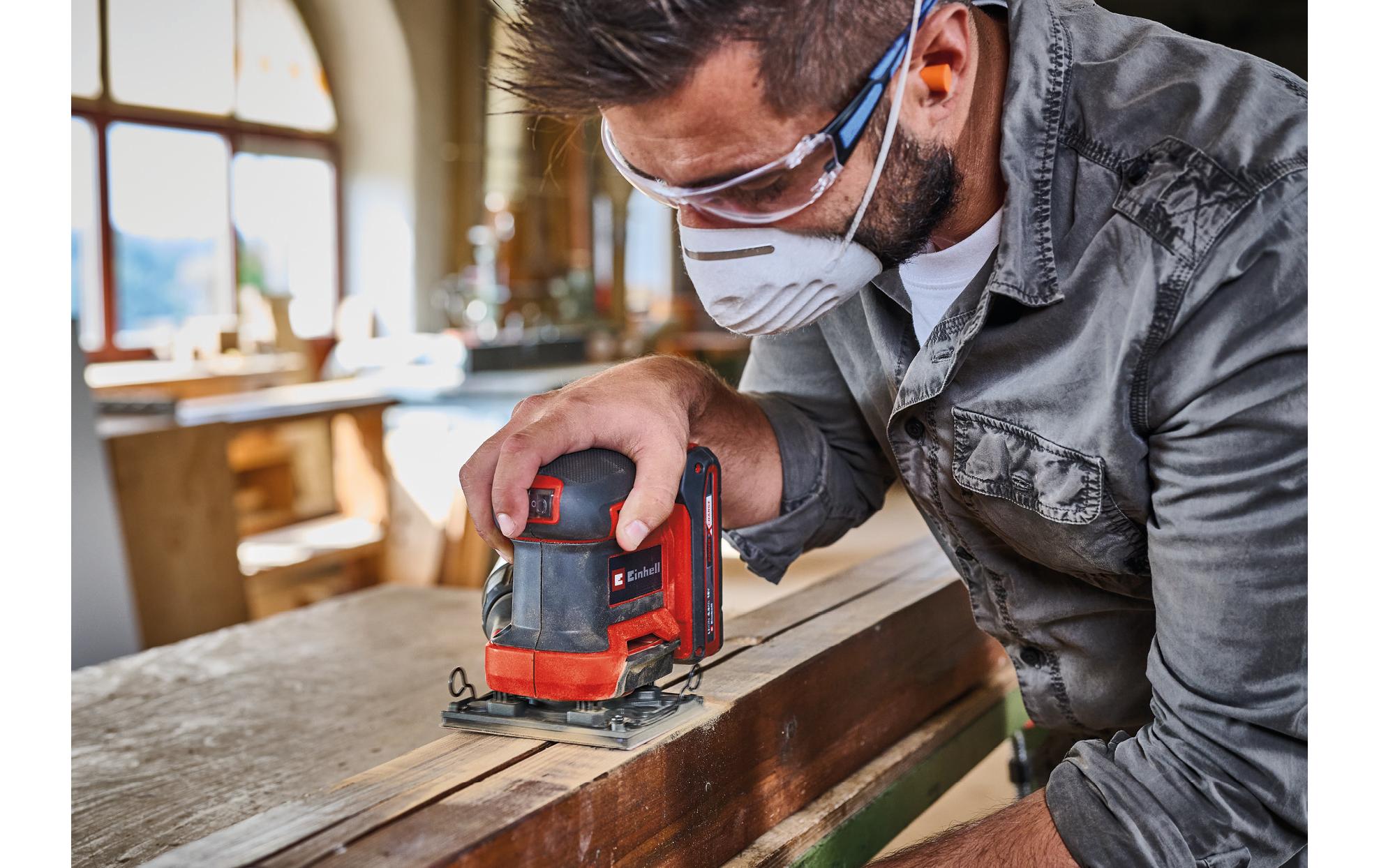 Einhell Akku-Schwingschleifer TE-OS 18/113 3X Li – Solo