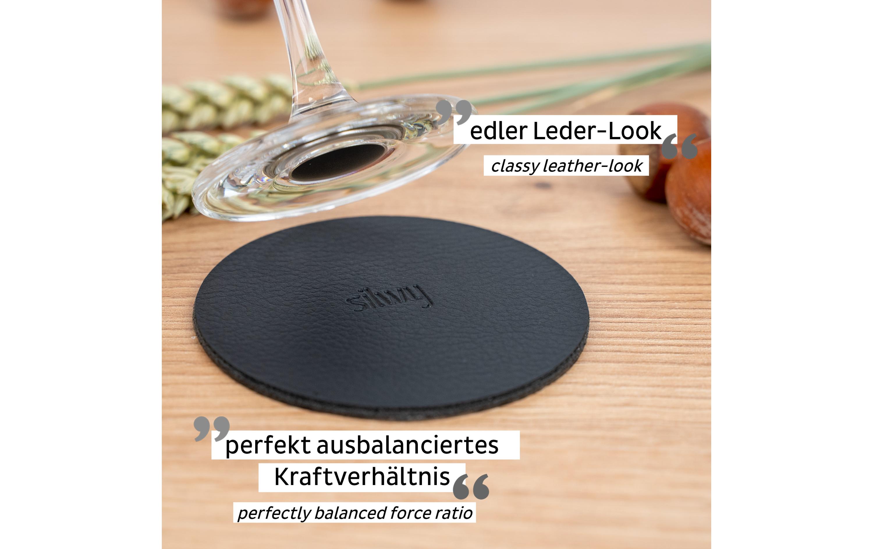 Silwy Magnet-Kristallgläser Likör