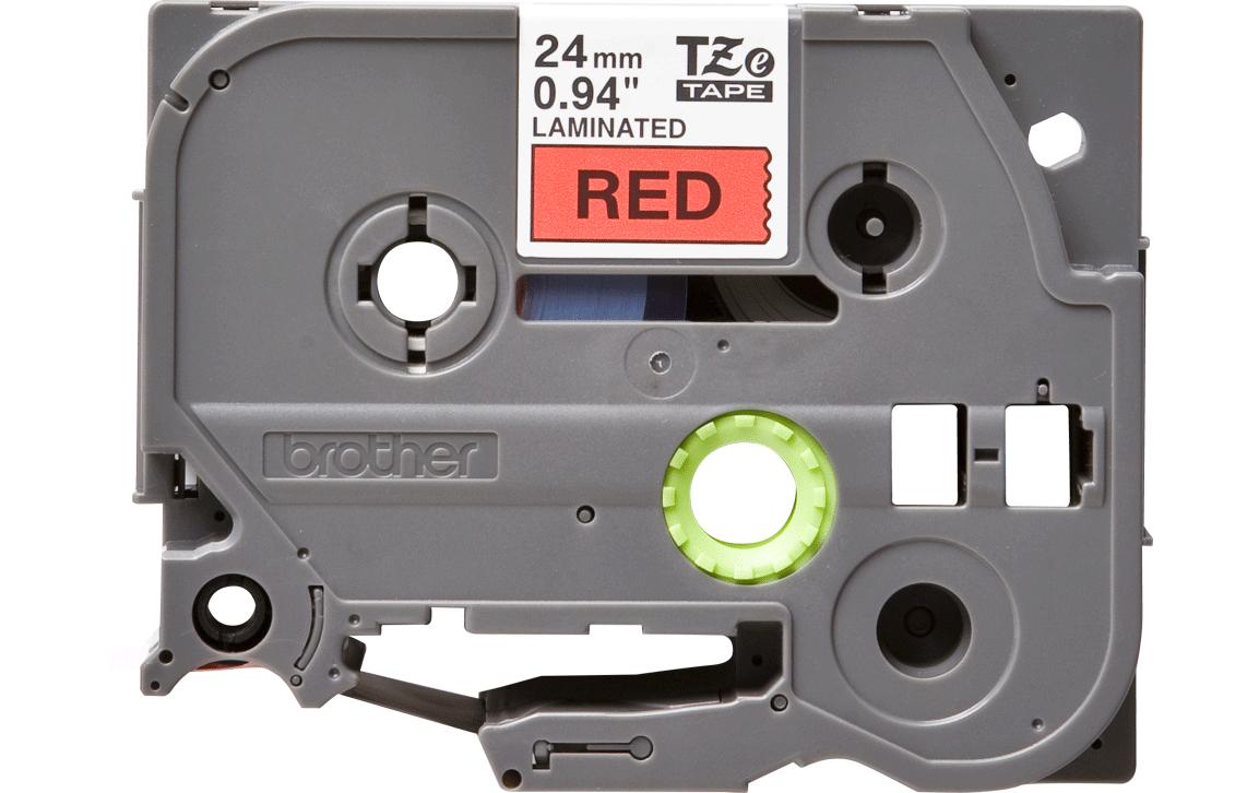 Brother Beschriftungsband TZe-451 Schwarz auf Rot