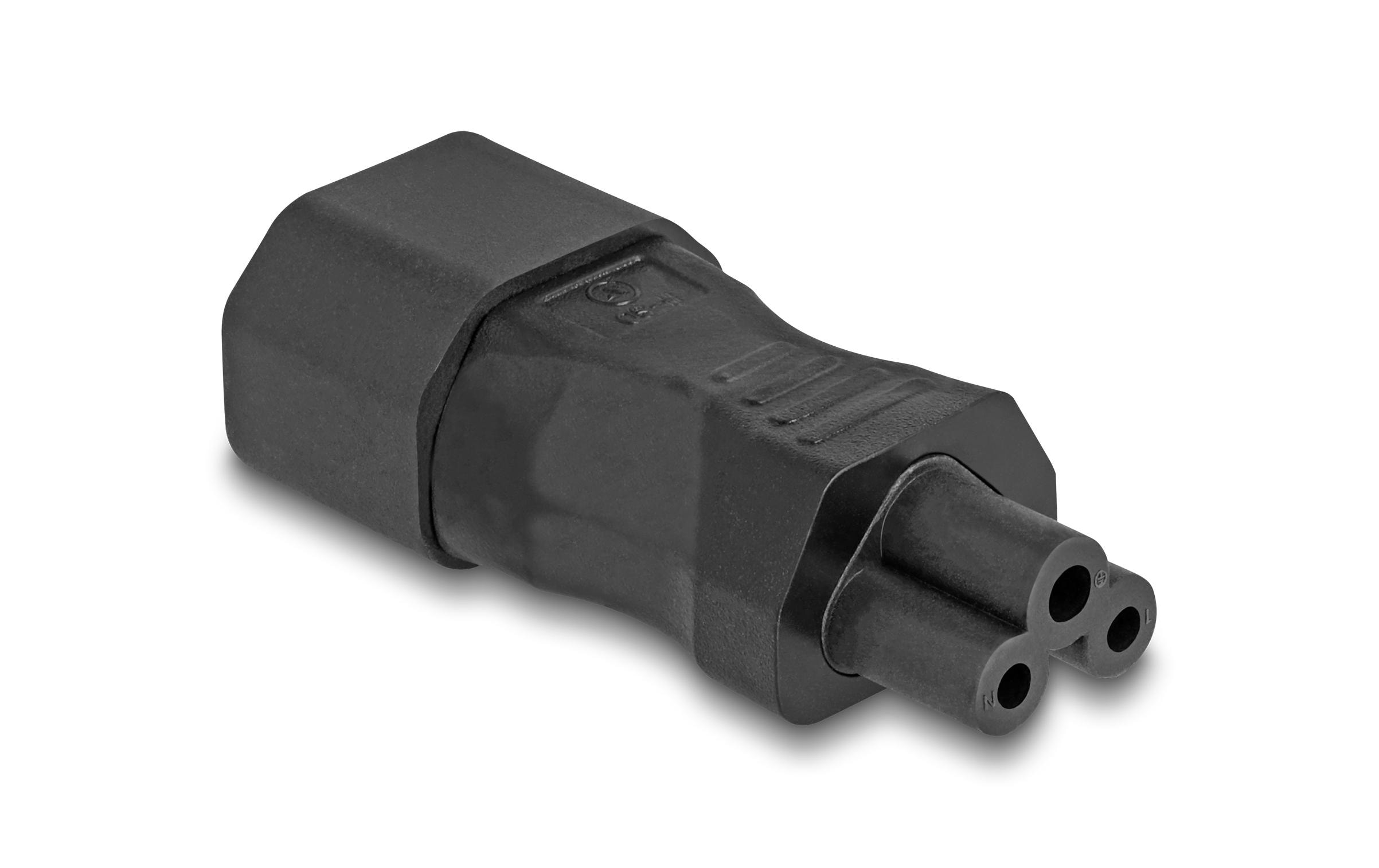 Delock Adapterstecker IEC60320 C14 - C5, gerade Delock Adapterstecker IEC60320 C14 - C5, gerade