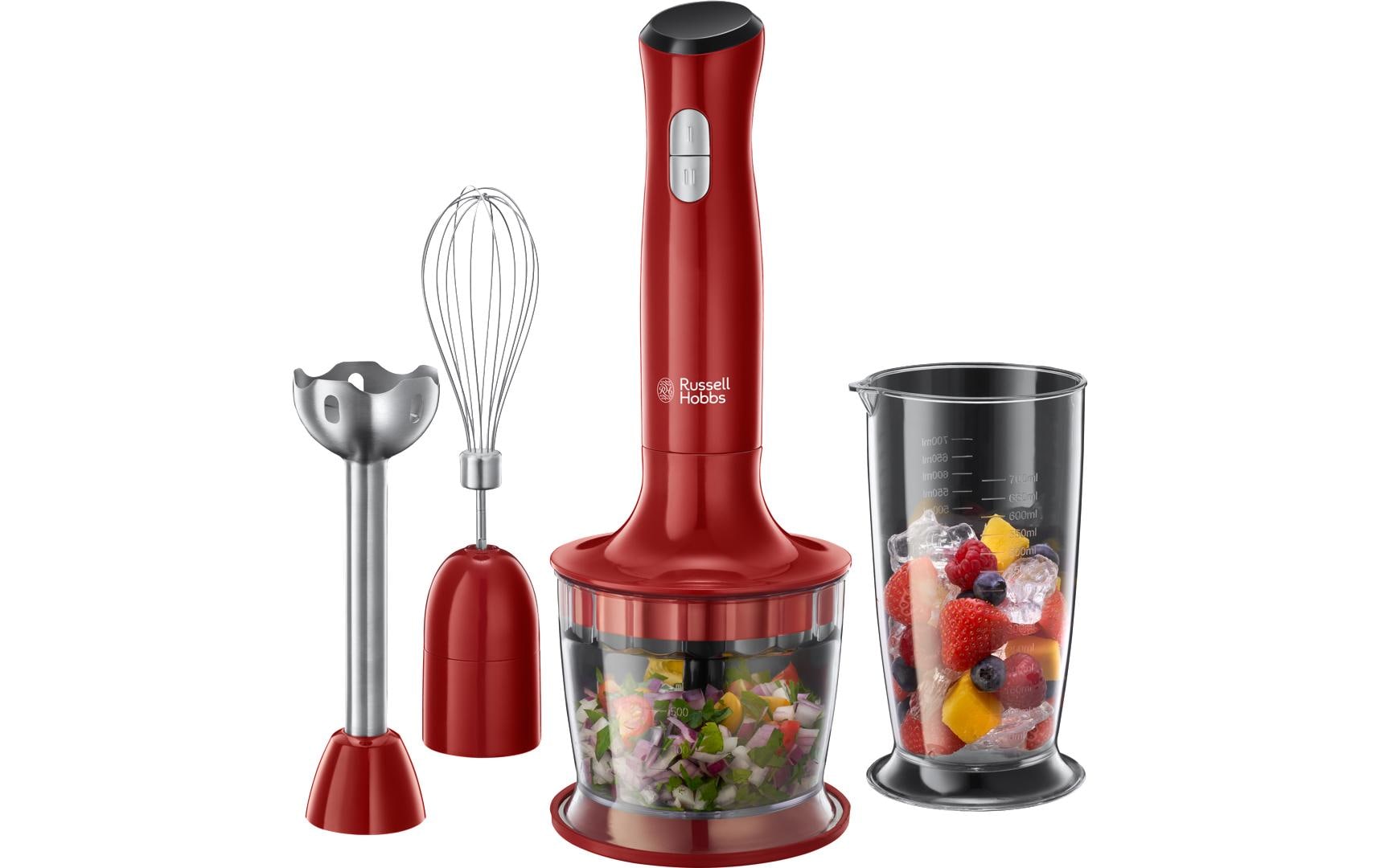 Russell Hobbs Stabmixer Desire 3 in 1 Rot