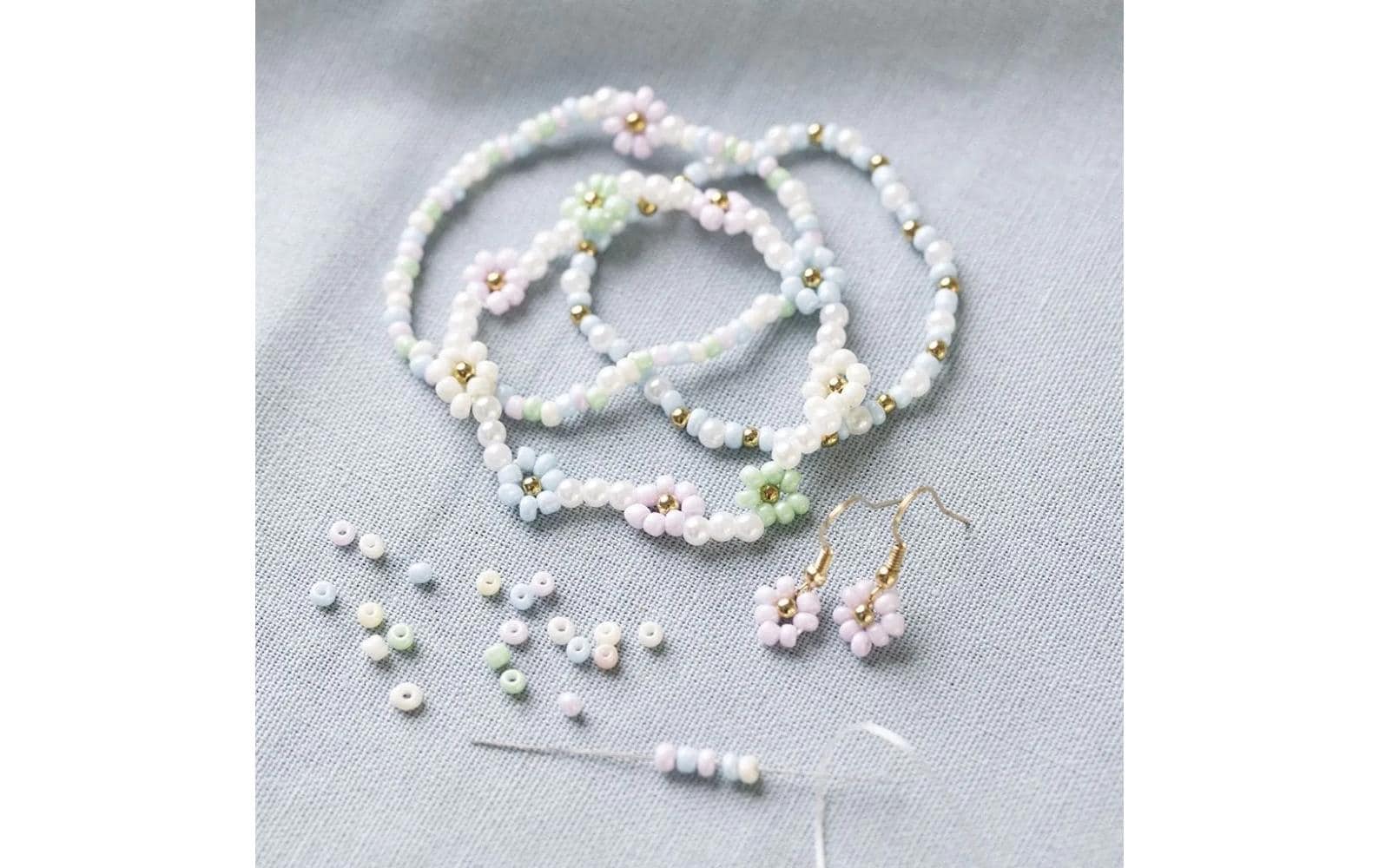 Creativ Company Rocailles-Perlen Glasperlen Staubrosé