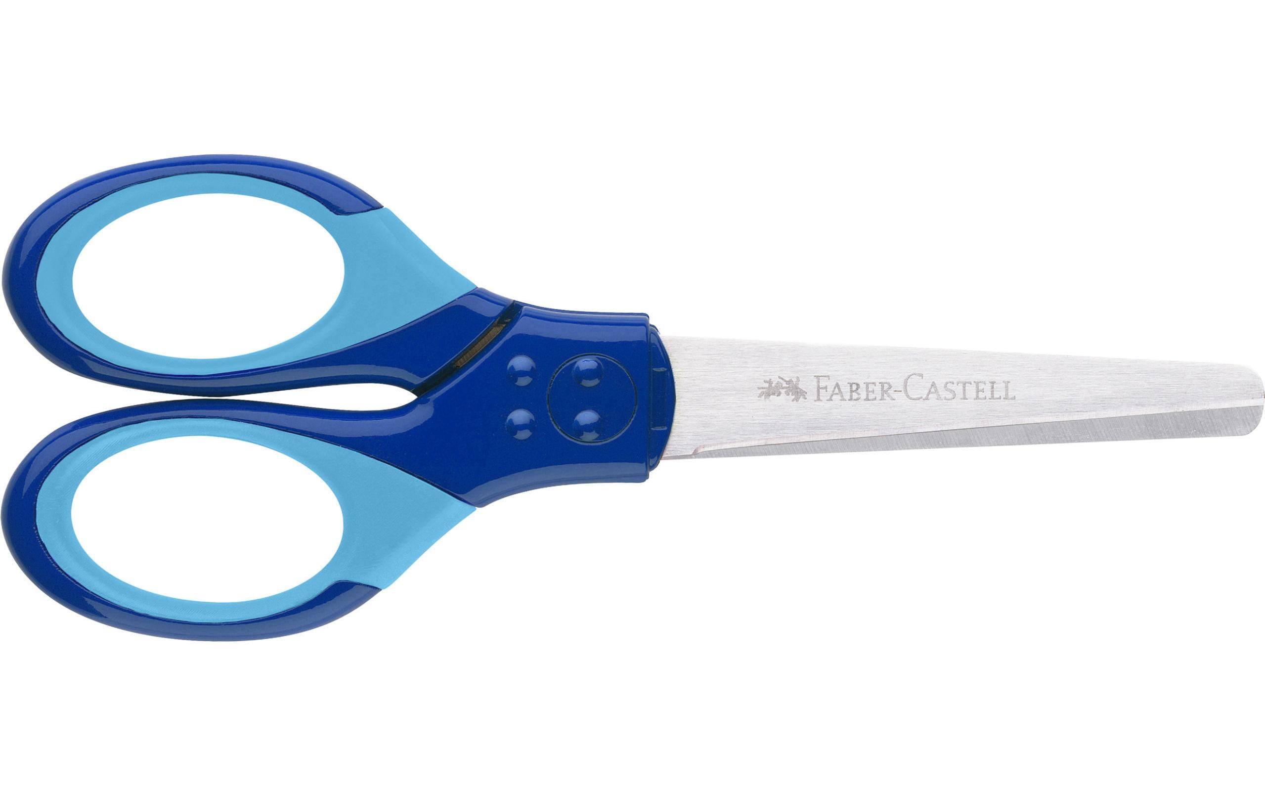 Faber-Castell Kinderschere Grip Blau, Edelstahl Faber-Castell Kinderschere Grip Blau, Edelstahl