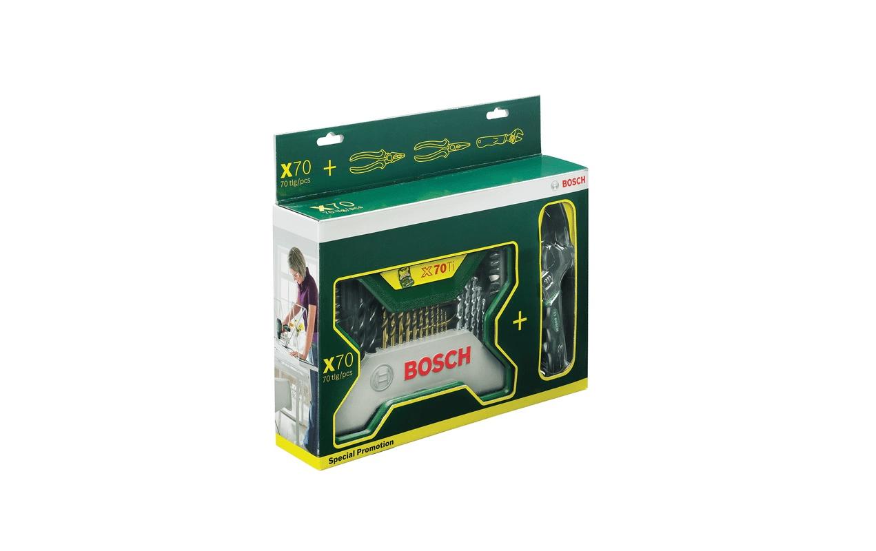 Bosch X-Line Zubehörkoffer Zangen-Set 70-tlg.