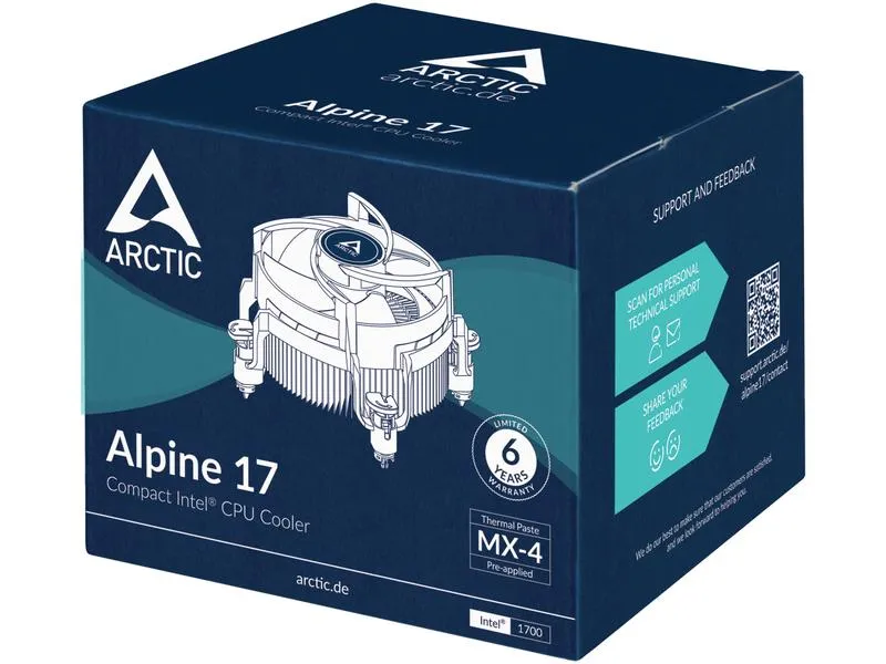 Arctic Cooling CPU-Kühler Alpine 17 Arctic Cooling CPU-Kühler Alpine 17