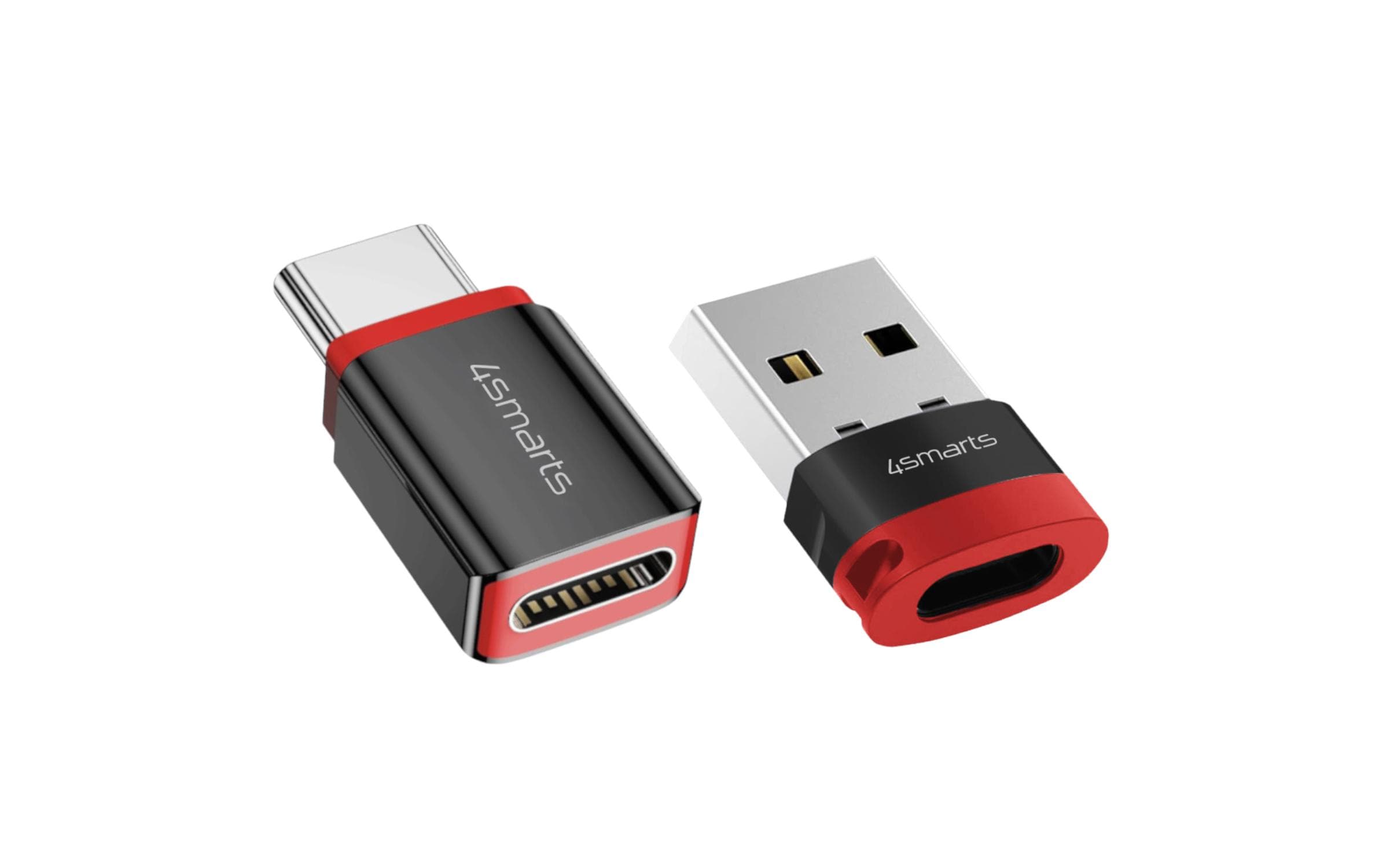 4smarts USB-Adapter USB-A Stecker - USB-C Stecker, Datenblocker
