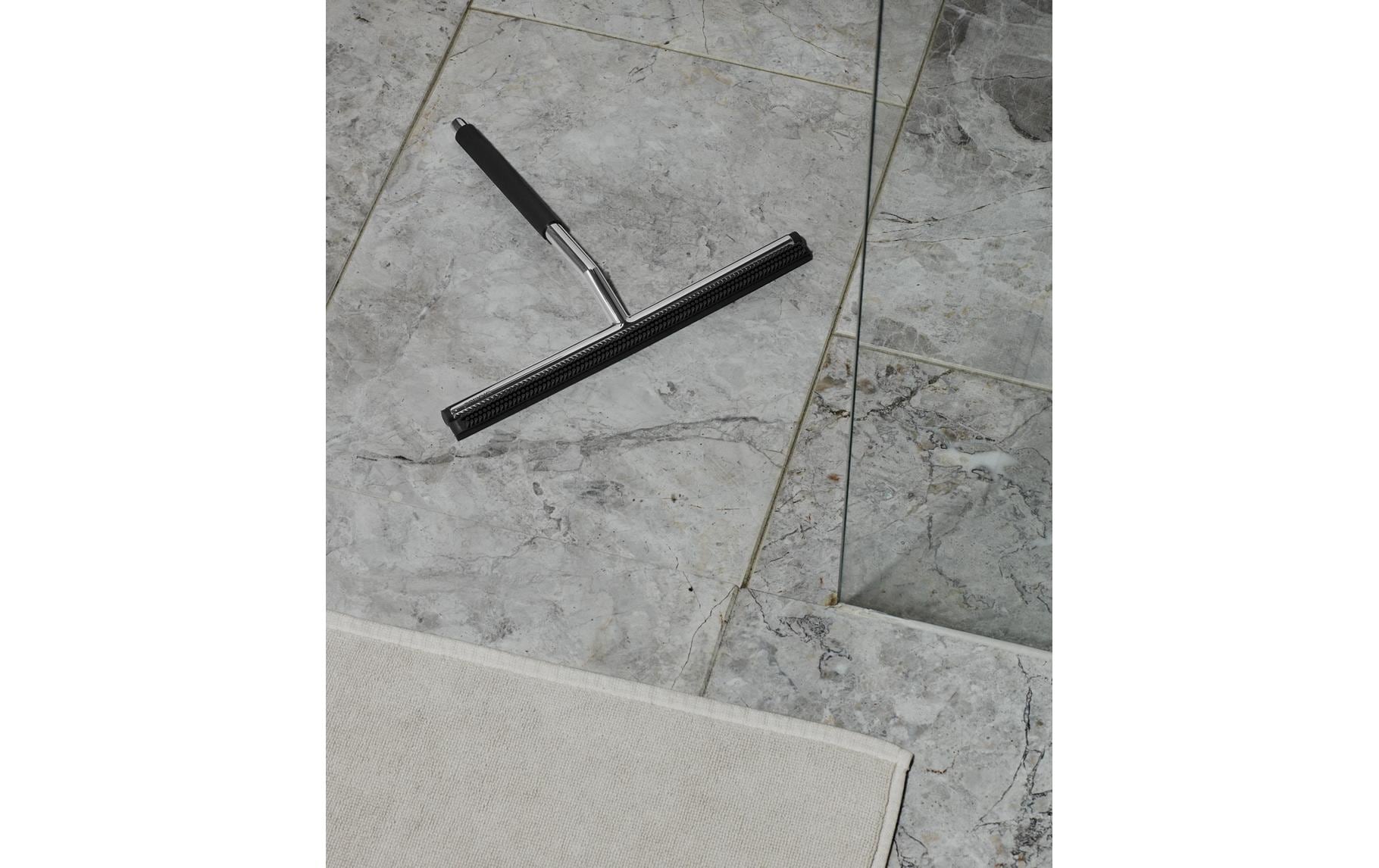 Blomus Duschabzieher Lavea inkl. Halterung Schwarz/Silber