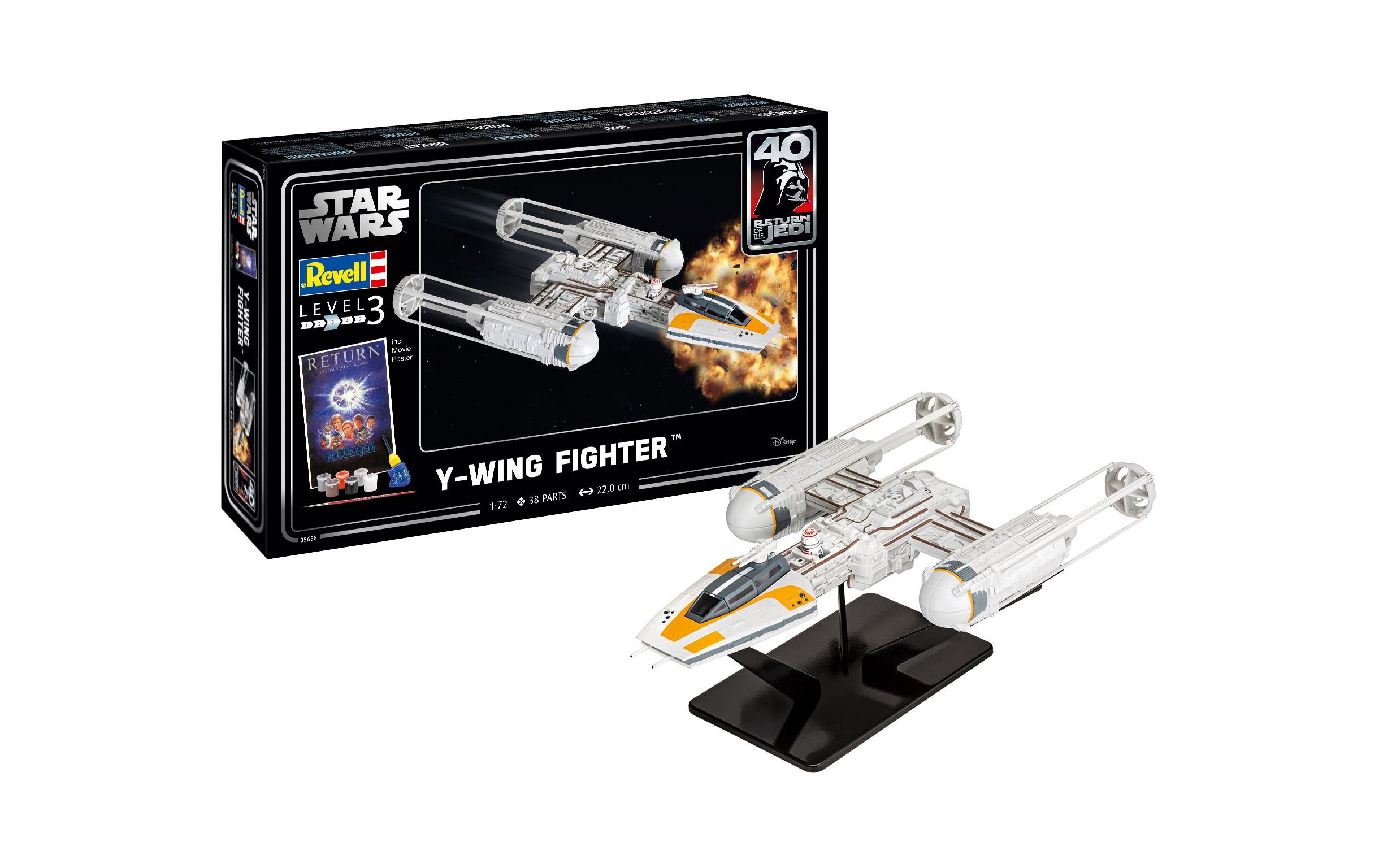 Revell Bausatz Y-Wing Fighter Gift Set 1:72