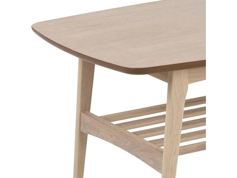 AC Design Couchtisch Woodstock Eiche, 120 x 60 x 47 cm