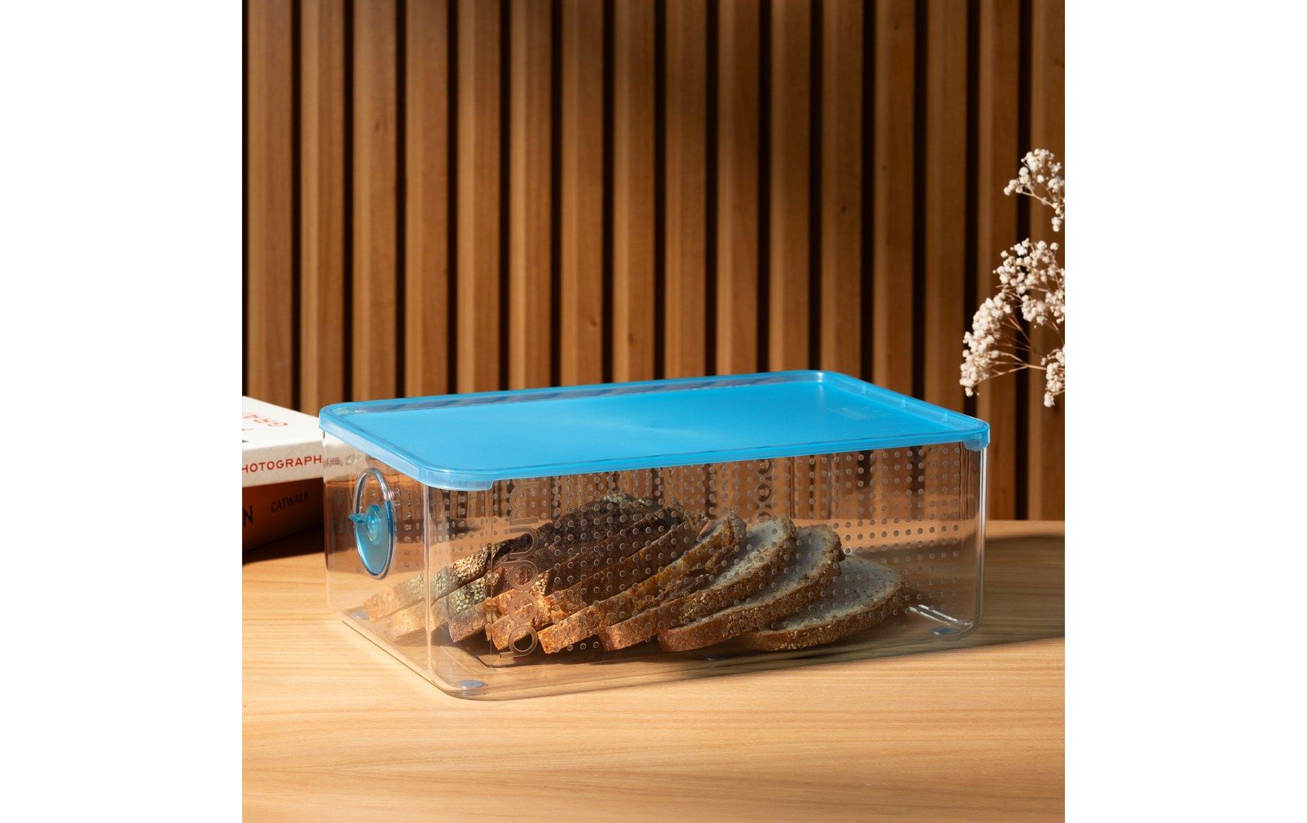 Bodum Brotbox Bistro mit Kunststoffdeckel, Ice Blue