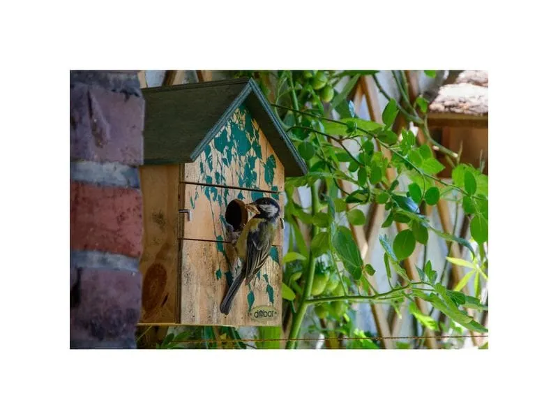 dobar Nistkasten Camouflage Birke, 17.5 x 17 x 33 cm, Holz dobar Nistkasten Camouflage Birke, 17.5 x 17 x 33 cm, Holz