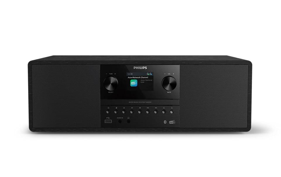 Philips Mini Stereoanlage TAM6500/10 Schwarz