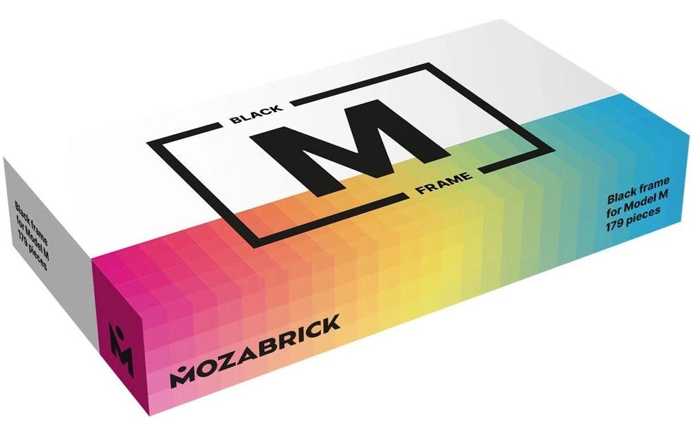 Mozabrick Rahmen für Klemmbausteine Mosaik, M Schwarz