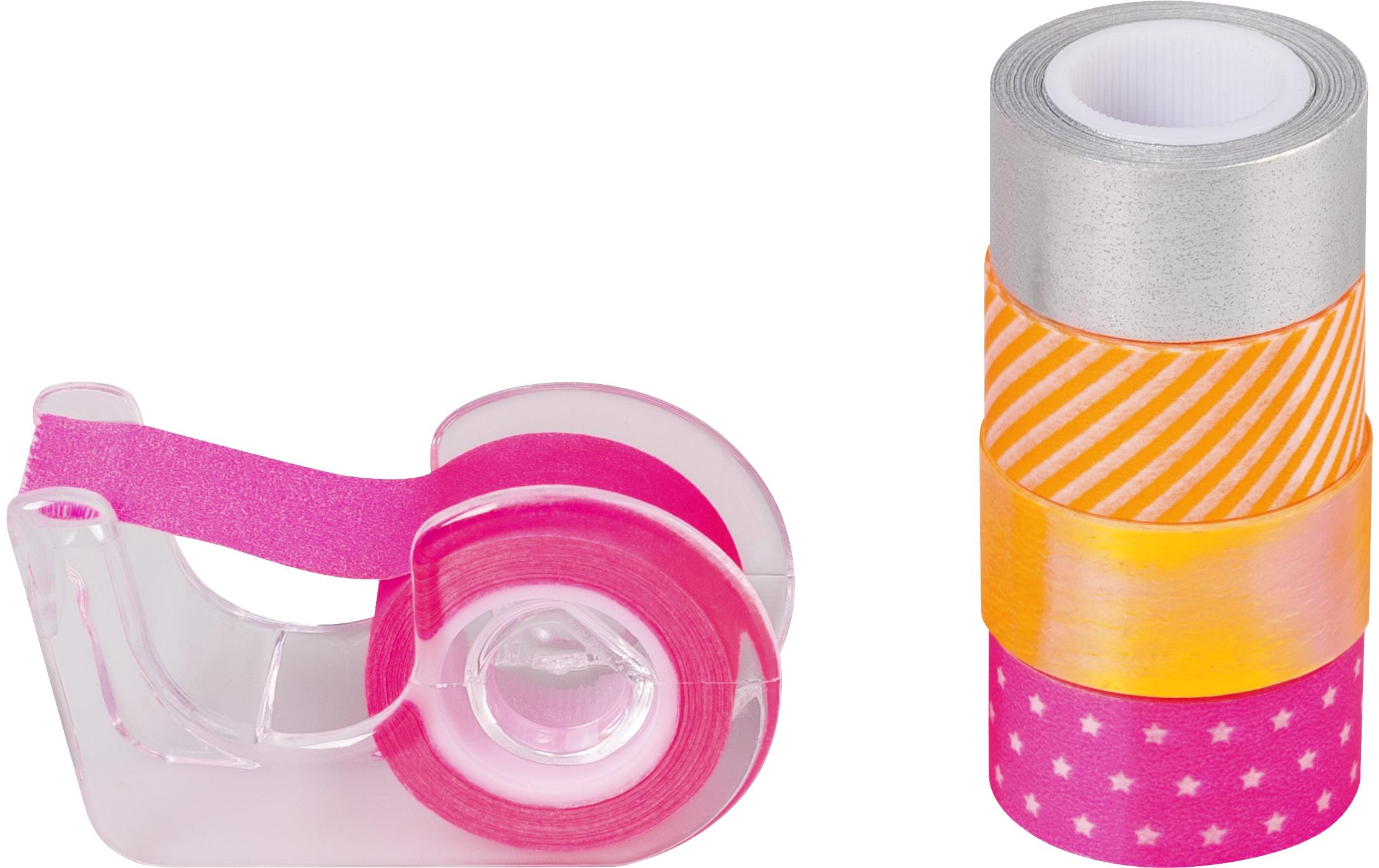 Heyda Washi Tape Neon Akzente Pink Heyda Washi Tape Neon Akzente Pink