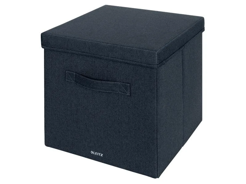 Leitz Faltbox Fabric Dunkelgrau/Grau, 2er Pack Leitz Faltbox Fabric Dunkelgrau/Grau, 2er Pack