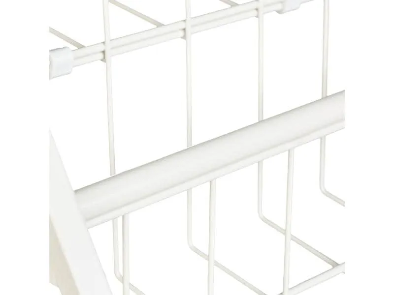 relaxdays Zeitungsständer 96 x 97 x 37 cm Weiss relaxdays Zeitungsständer 96 x 97 x 37 cm Weiss