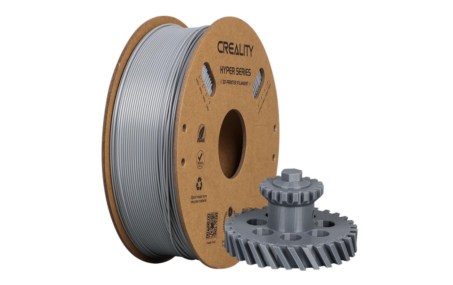 Creality Filament ABS Hyper, Grau 1.75 mm 1 kg Creality Filament ABS Hyper, Grau 1.75 mm 1 kg