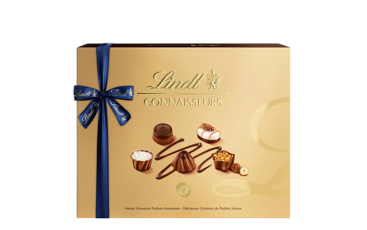 Lindt Schokoladen-Pralinen Connaisseurs assortiert 445 g Lindt Schokoladen-Pralinen Connaisseurs assortiert 445 g