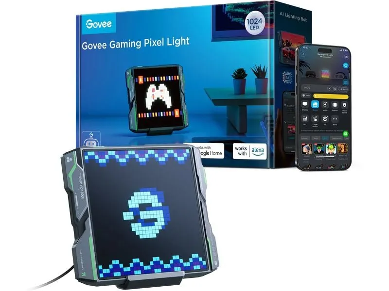 Govee Gaming-Pixel-Licht 13.5 x 13.5 cm Govee Gaming-Pixel-Licht 13.5 x 13.5 cm