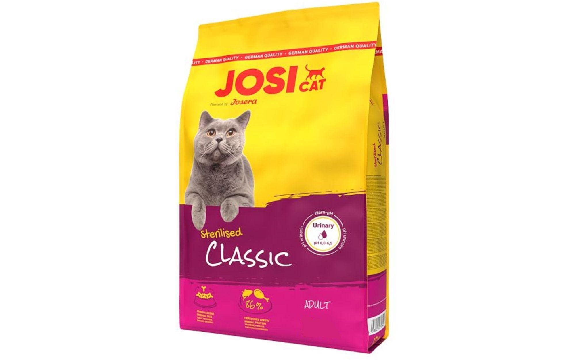 Josi Cat & Dog by Josera Trockenfutter JosiCat Sterilised Classic, Adult, 0.65 kg Josi Cat & Dog by Josera Trockenfutter JosiCat Sterilised Classic, Adult, 0.65 kg