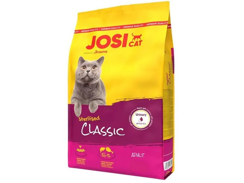 Josi Cat & Dog by Josera Trockenfutter JosiCat Sterilised Classic, Adult, 0.65 kg Josi Cat & Dog by Josera Trockenfutter JosiCat Sterilised Classic, Adult, 0.65 kg