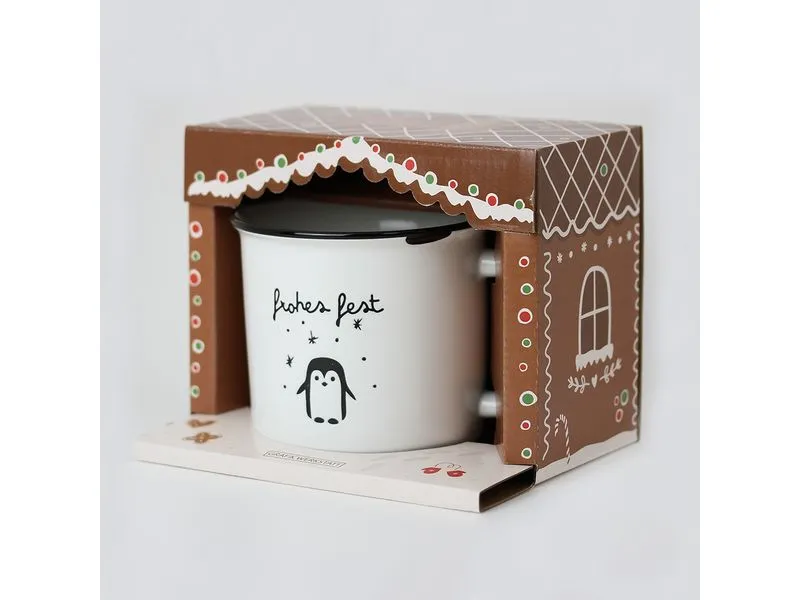 Grafik Werkstatt Vintage Becher Weihnachten, frohes fest Grafik Werkstatt Vintage Becher Weihnachten, frohes fest