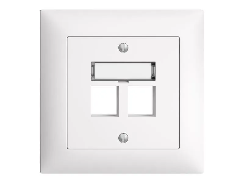 Feller EDIZIOdue Montageset UP Keystone 2-fach leer, Geradauslass