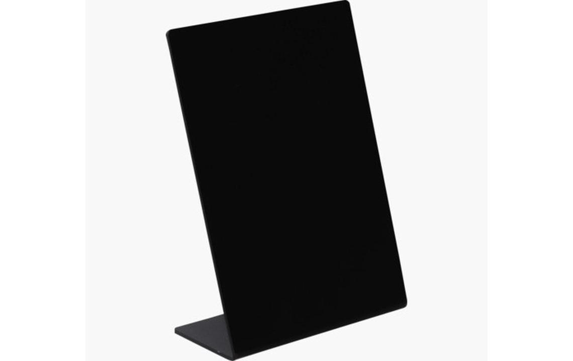 Exacompta Tischaufsteller A6-Hochformat, Schwarz