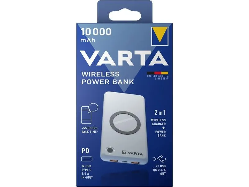 Varta Wireless Power Bank 10000 mAh Varta Wireless Power Bank 10000 mAh