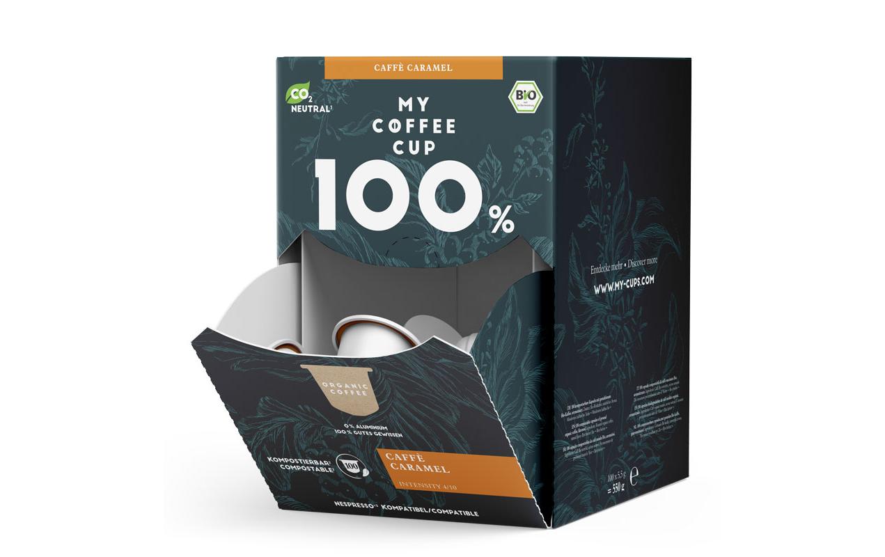 My-CoffeeCup Kaffeekapseln Mega Box Caffè Bio Caramel 100 Stück