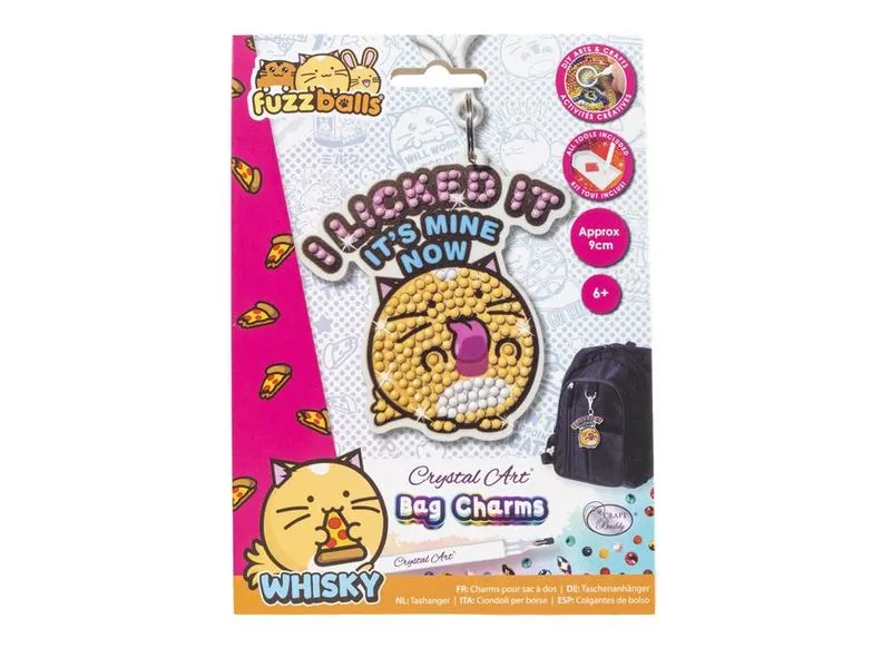 CRAFT Buddy I Licked It, Crystal Art Rucksack Anhänger mehrfarbig CRAFT Buddy I Licked It, Crystal Art Rucksack Anhänger mehrfarbig
